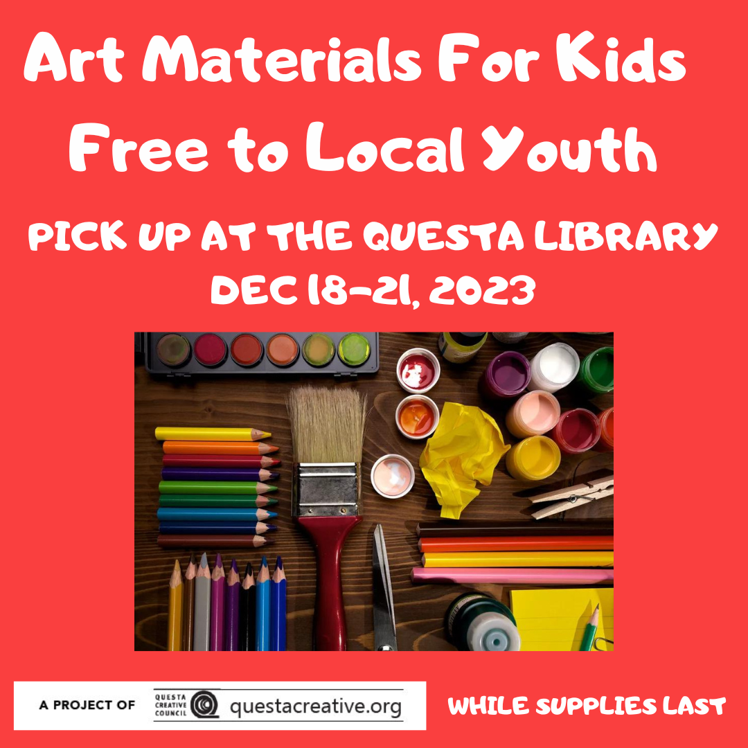 Art Kits For Kids Distribution - Questa Public Library